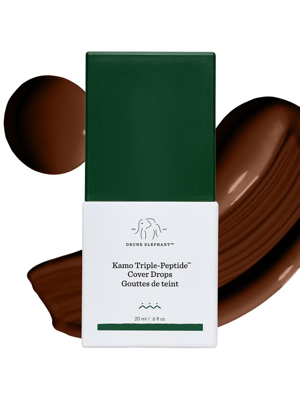 Drunk Elephant Kamo Triple-Peptide Cover Drops deep 20N